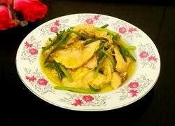 蒜苗鱼片