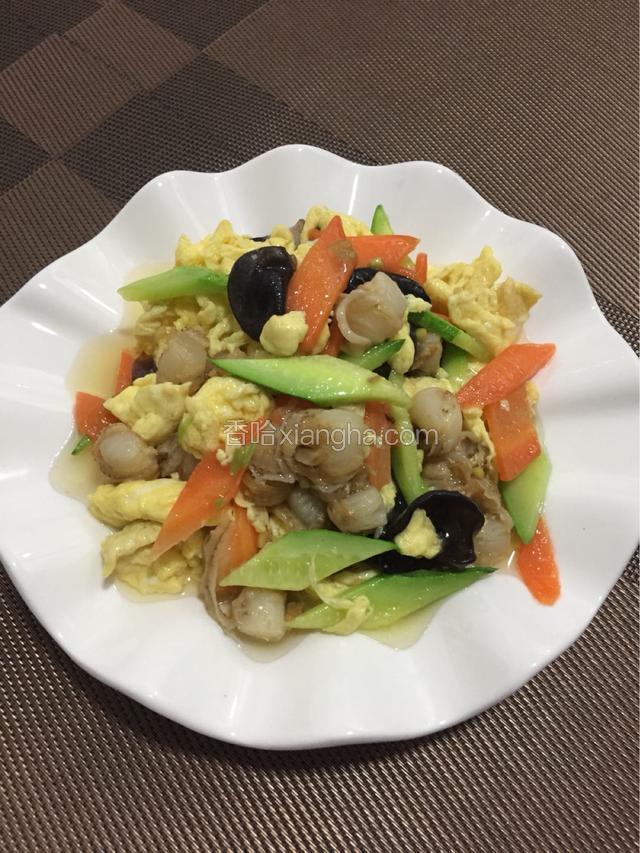 好吃又下饭的木须鲜贝做好了