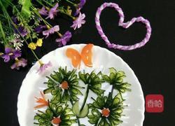趣味黄瓜花的做法图解1