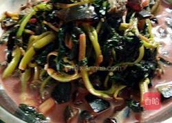 苋菜炒皮蛋的做法图解6