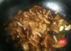 肉片炒蒜薹的做法图解5