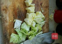 西红柿炒圆白菜的做法图解2