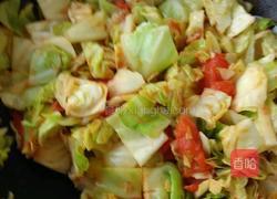 西红柿炒圆白菜的做法图解10