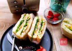 简易三明治的做法图解14