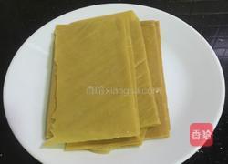 豆香腐皮卷的做法图解1