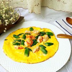 芦笋虾仁蛋饼的做法[图]