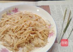 炒金针菇的做法图解4