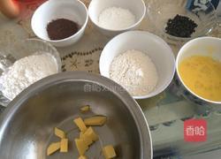 巧克力豆可可饼干的做法图解1