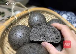 奶香黑芝麻大馒头的做法图解14