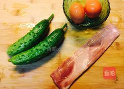 培根鸡蛋炒瓜片的做法图解1