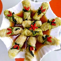 清蒸白菜卷