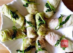 清蒸白菜卷的做法图解6