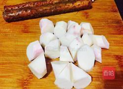 莲子山药红枣糖水的做法图解2