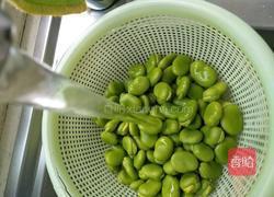清炒蚕豆的做法图解3