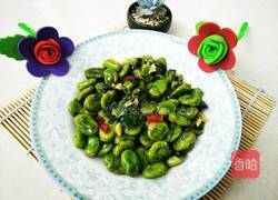 清炒蚕豆的做法图解11
