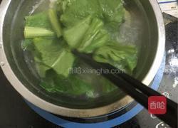 春菜肉末汤的做法图解4