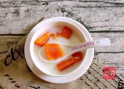 木瓜炖奶的做法图解5