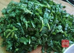 老屋私房菜茼蒿虾米打卤面的做法图解4