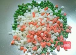 凉薯豌豆炒火腿的做法图解4