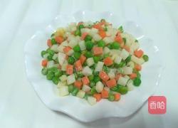 凉薯豌豆炒火腿的做法图解7