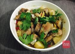 粤式芋头仔蒸排骨的做法图解4