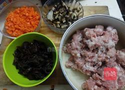 五色糯米肉团的做法图解1