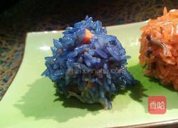 五色糯米肉团的做法图解13