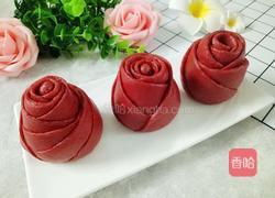 玫瑰花馒头的做法图解1