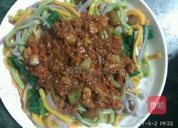 蔬菜汁炸酱面的做法图解15