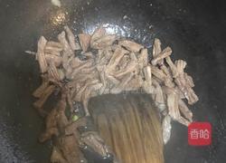 肉丝蒜苔的做法图解4