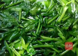 凉拌蒜末菠菜的做法图解6