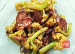 香肠炒菜花的做法图解11