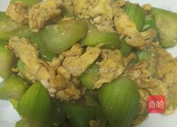 丝瓜炒鸡蛋的做法图解5