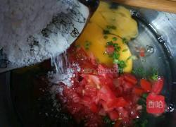 番茄鸡蛋饼的做法图解4