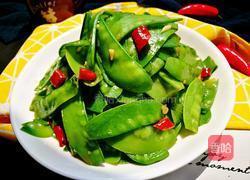 「Cathy边吃边营养」蒜蓉清炒荷兰豆的做法图解6