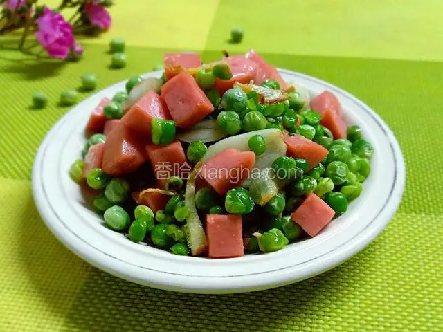 豌豆炒火腿