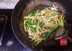 青椒豆腐干的做法图解4