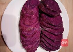 紫薯糯米滋的做法图解1