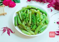 蒸甜豌豆荚的做法图解5