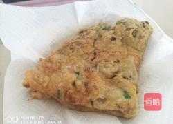 粉色洋槐花鸡蛋饼的做法图解8