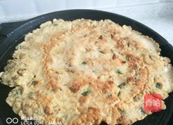 粉色洋槐花鸡蛋饼的做法图解7