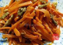 胡萝卜炒肉的做法图解5