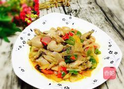 时蔬炒牛蛙的做法图解7