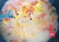 番茄金针鸡蛋汤的做法图解8