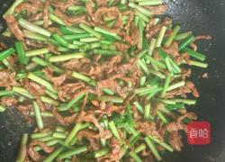 肉丝蒜苔炒饼的做法图解7
