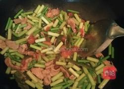 番茄蒜心的做法图解4