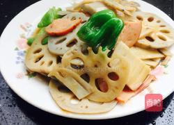 小炒藕片的做法图解8