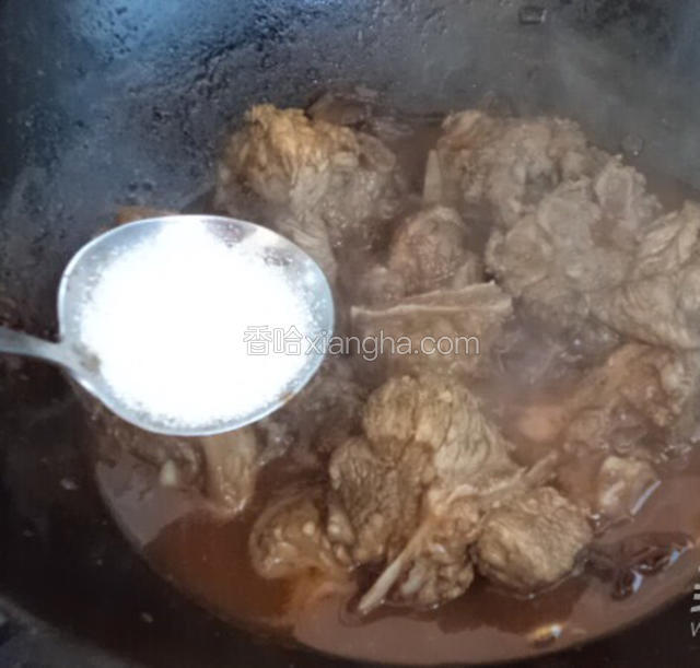 炖7、8成熟加盐