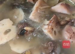 花生莲藕大骨汤的做法图解7
