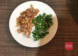 火腿肠芦笋炒饭的做法图解2